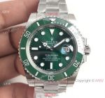 Noob Factory 3135 Replica Submariner Watch Stainless Steel Green Dial